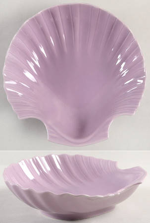Total Color Lilac (Round) 7" Shell Shaped Dish