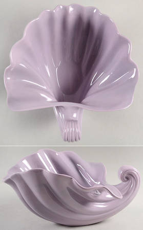 Total Color Lilac (Round) 8" Shell Shaped Bowl