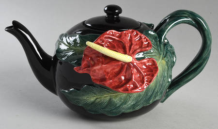 Anthurium Teapot & Lid