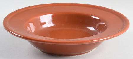 Quadrille Cinnamon (Earthenware) Rim Soup Bowl