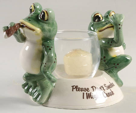 Frog Dundee Glass Globe for Votive Candleholder
