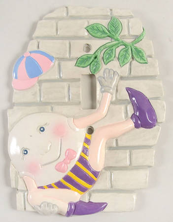 Humpty Dumpty Single Light Switch Cover