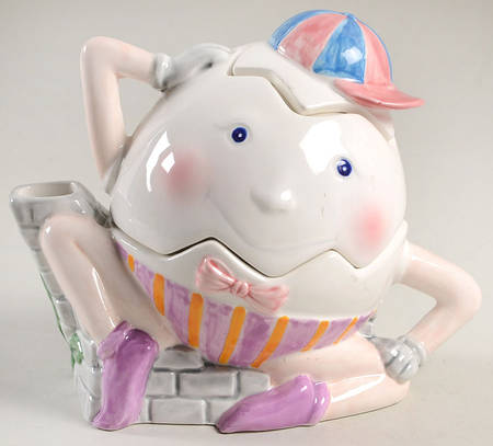 Humpty Dumpty Individual Teapot & Lid with Cup