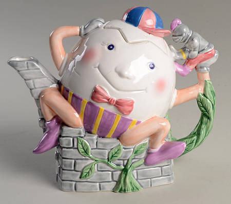 Humpty Dumpty Teapot & Lid