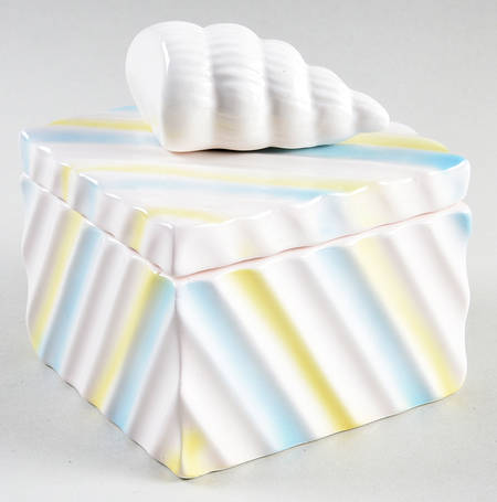 Rainbow Shell Square Box with Lid
