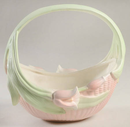 Tulip Basket by Fitz and Floyd
