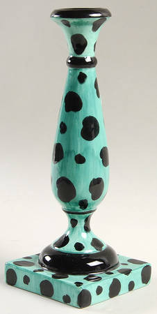 Leopard 9" Tall Candlestick