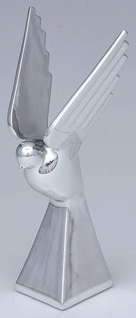 Faux Silver 10" Candlestick