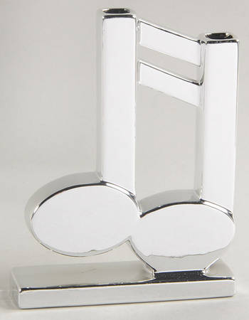 Faux Silver 5" Bud Vase
