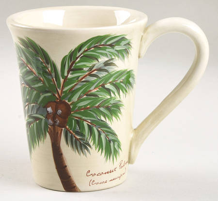 Palm Island Cream Mug by Florida Marketplace