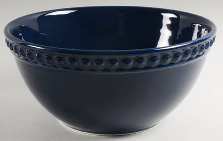 Delmar Dark Blue 10" Round Serving Bowl