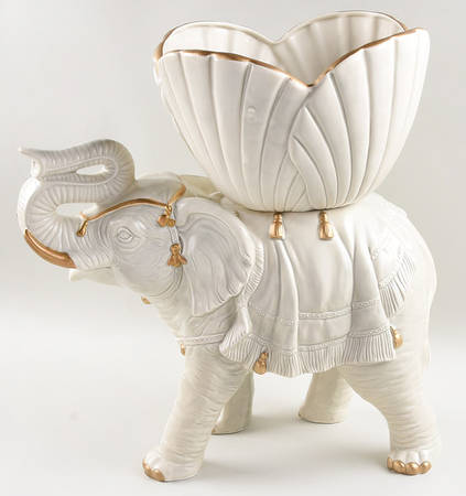 Elephant Planters by Fitz and Floyd