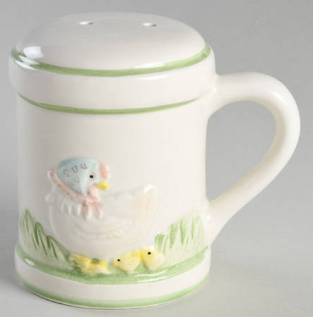 Nesting Hen Handled Salt Shaker