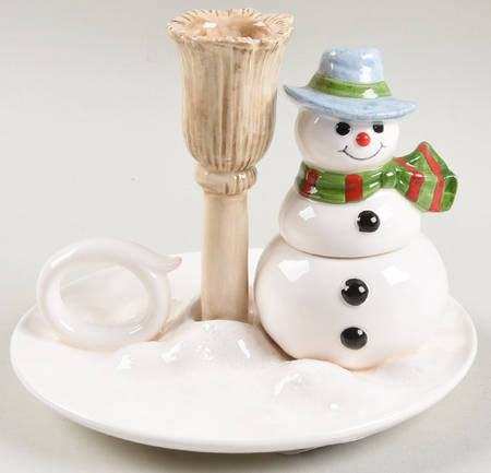 Snowman Candleholder