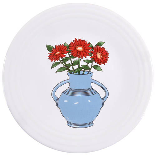 Fiesta Flowers Luncheon Plate