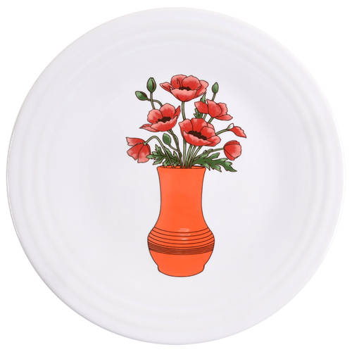 Fiesta Flowers Luncheon Plate
