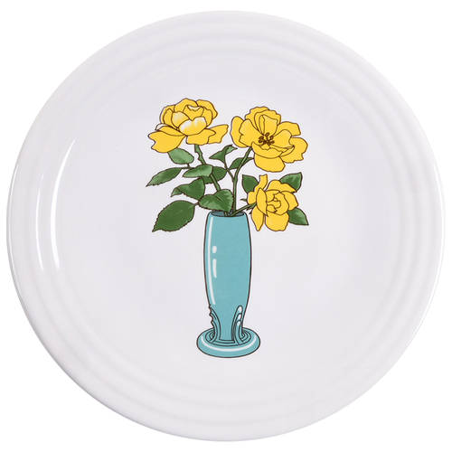 Fiesta Flowers Luncheon Plate