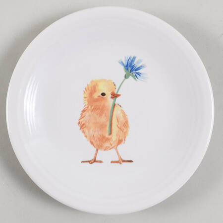 Fiesta Breezy Floral Salad Plate