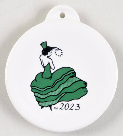 Fiesta Jade (Intro 2023) 2023 Annual Ornament by Fiesta Tableware Company