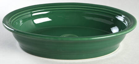 Fiesta Jade (Intro 2023) 10" Oval Vegetable Bowl by Fiesta Tableware Company