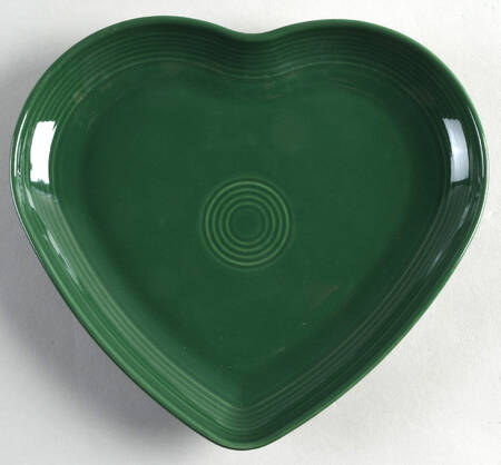 Fiesta Jade (Intro 2023) 9" Heart Plate
