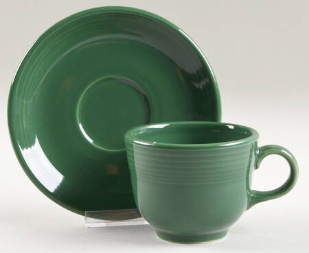 Fiesta Jade (Intro 2023) Flat Cup & Saucer Set