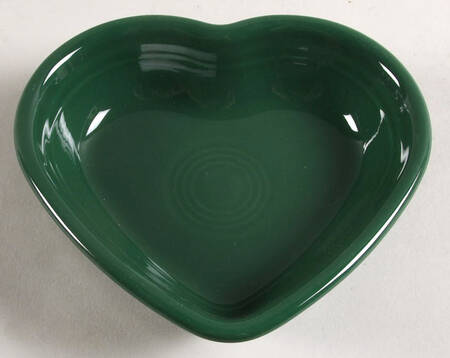 Fiesta Jade (Intro 2023) 6" Heart Shaped Bowl