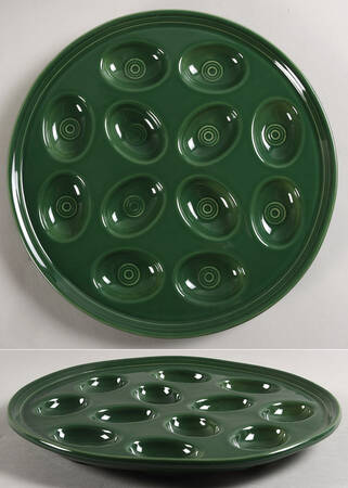 Fiesta Jade (Intro 2023) Deviled Egg Plate by Fiesta Tableware Company