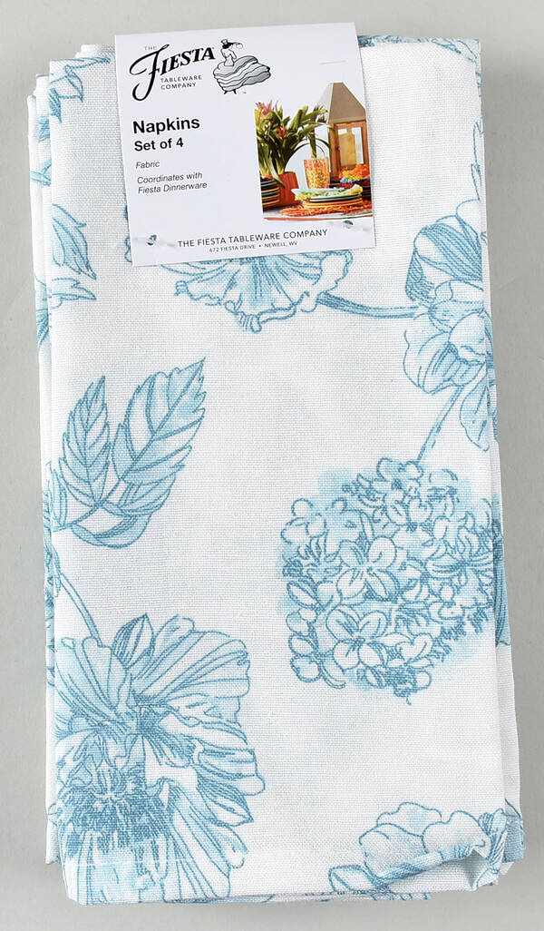 Fiesta Botanical Floral Cloth Napkin - Set of 4