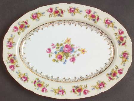 Hostess 10" Oval Serving Platter by Gold Castle