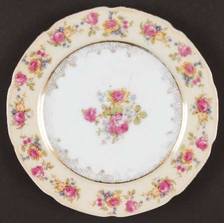 Hostess Bread & Butter Plate by Gold Castle