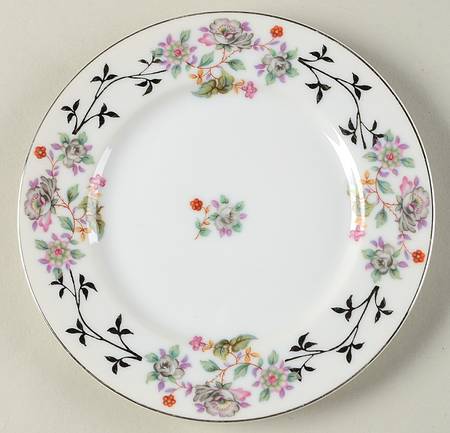 Floral Bread & Butter Plate