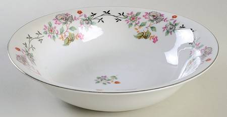Floral 9" Round Vegetable Bowl