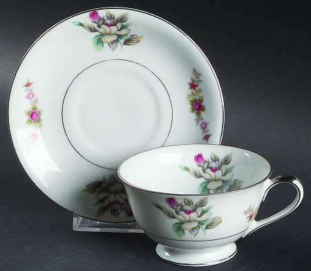 Southern Romance Footed Cup & Saucer Set