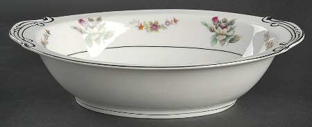 Southern Romance 10" Oval Vegetable Bowl