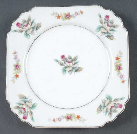 Southern Romance Square Salad Plate
