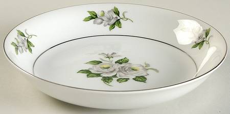 White Rose Coupe Soup Bowl by Gold Coast