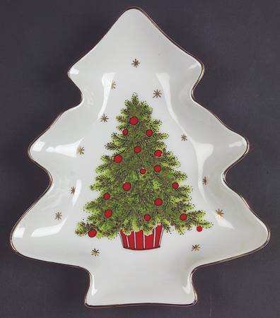 Christmas Tree (Smooth) Small Tree Shaped Dish