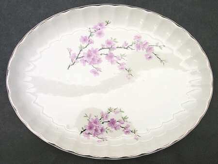 Peach Blossom (Bolero) 11" Oval Serving Platter