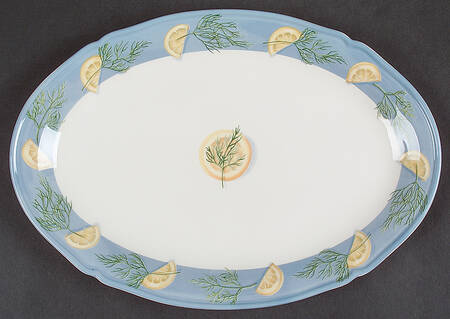 Belle Ile 12" Oval Serving Platter