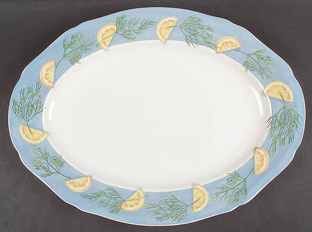 Belle Ile 17" Oval Serving Platter