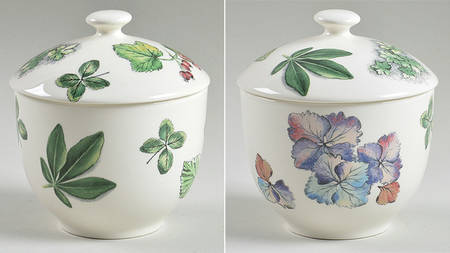 Couleurs Du Temps Sugar Bowl & Lid