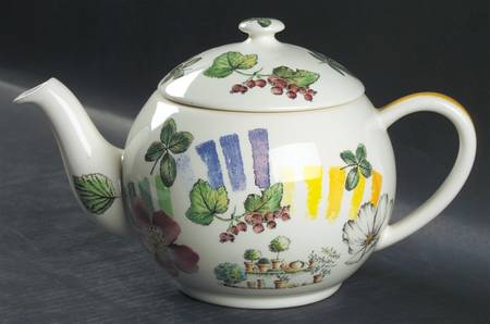 Couleurs Du Temps Teapot & Lid