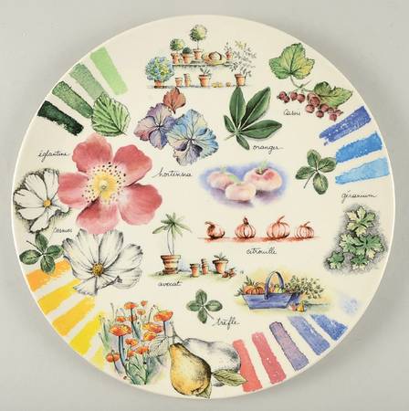 Couleurs Du Temps Cake Plate