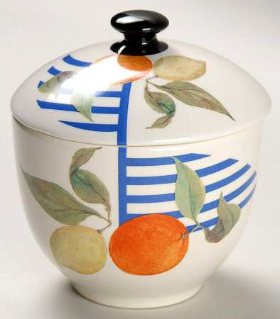 La Ronde Des Fruits Sugar Bowl & Lid