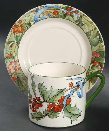 Le Houx Breakfast Cup & Saucer Set