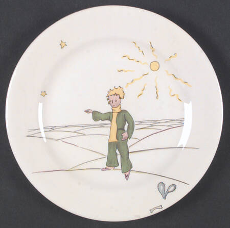 Le Petit Prince Salad/Dessert Plate