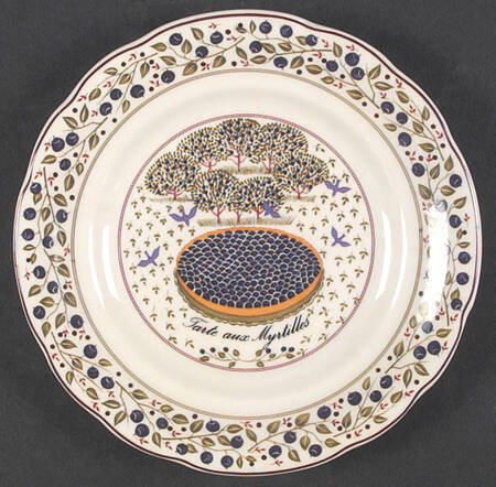 Les Tartes Salad/Dessert Plate