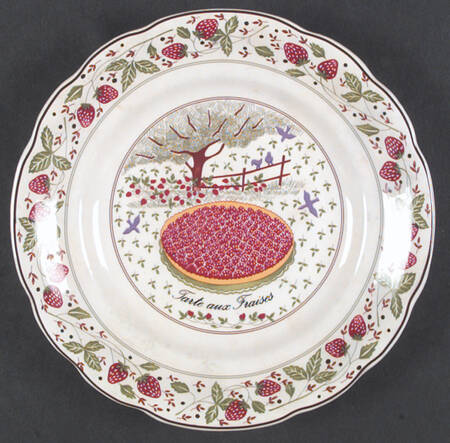 Les Tartes Salad/Dessert Plate