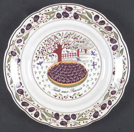 Les Tartes Salad/Dessert Plate